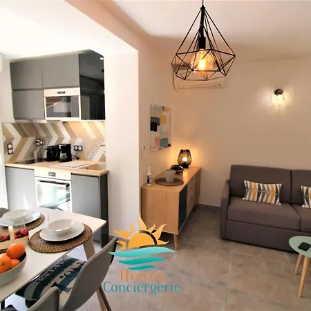 Apartment Hyeres-plage -t2 Neuf Rdj Clim Wifi - La Capte By Hc Hyeres